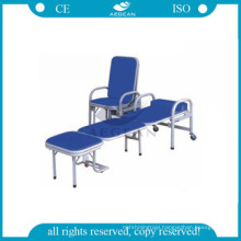 AG-AC002 Hospital patient wardroom bedside accompanying sleeping chairs with mattress pad